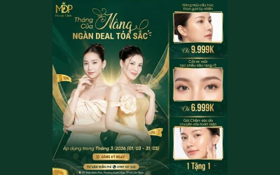 [THÁNG 3] NGÀN DEAL TỎA SẮC TẠI MDP BEAUTY CLINIC!